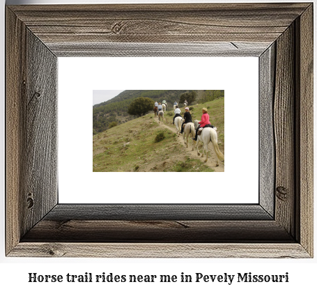 horse trail rides near me in Pevely, Missouri